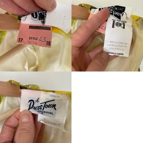 Vintage floral A-line maxi dress - Picture 13 of 16